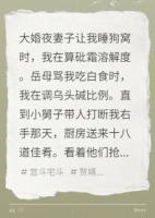 软饭男的毒杀账簿
